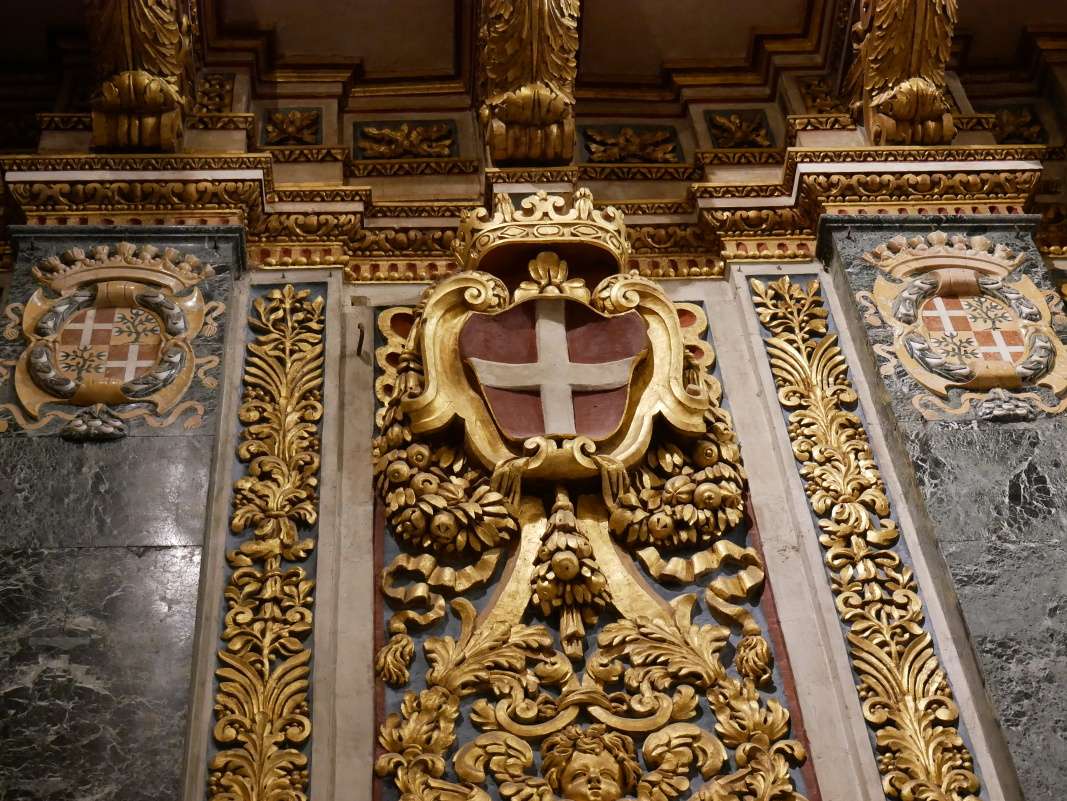 Konkatedrála sv. Jána - detail výzdoby stien