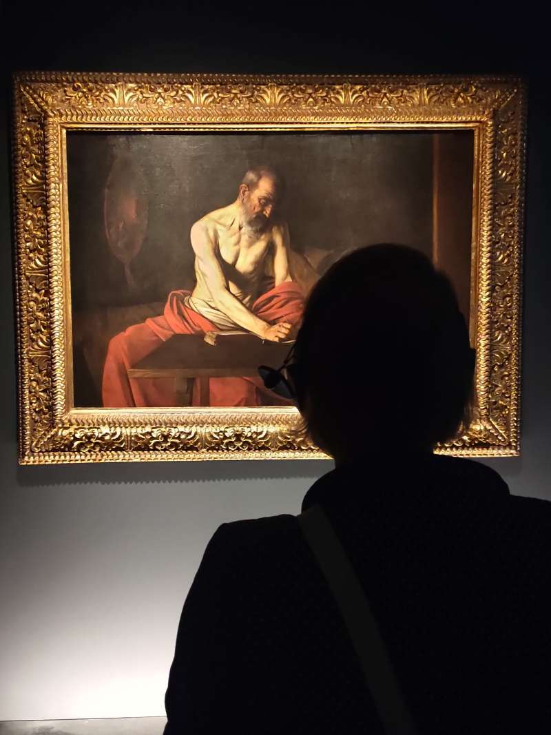Konkatedrála sv. Jána - Caravaggio: Píšuci svätý Hieroným (1607–1608)