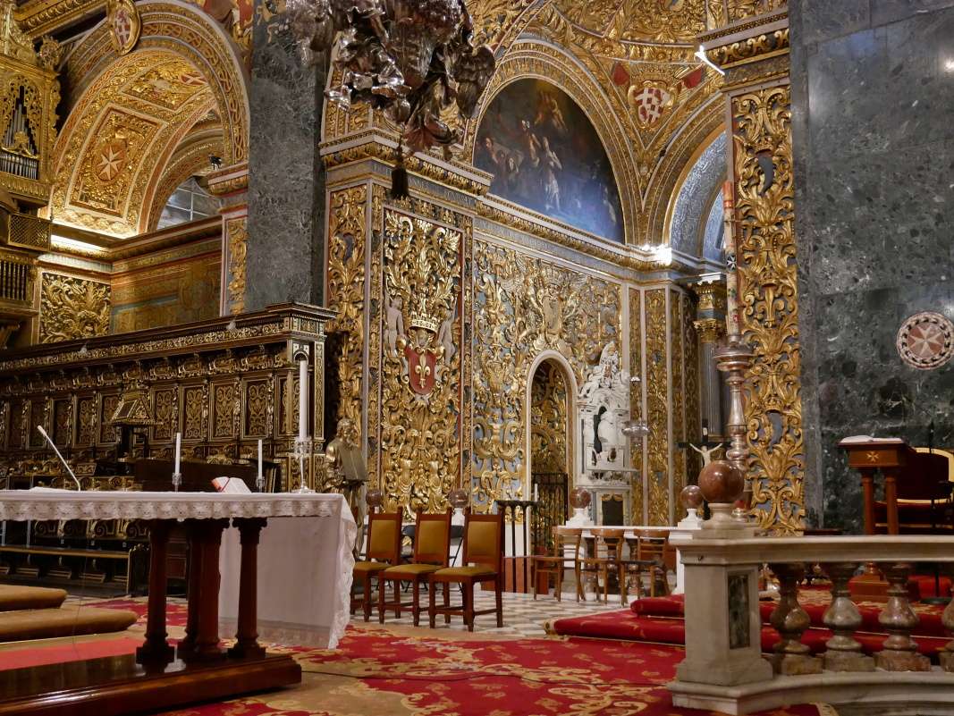 Konkatedrála sv. Jána - neprístupná kaplnka vpravo