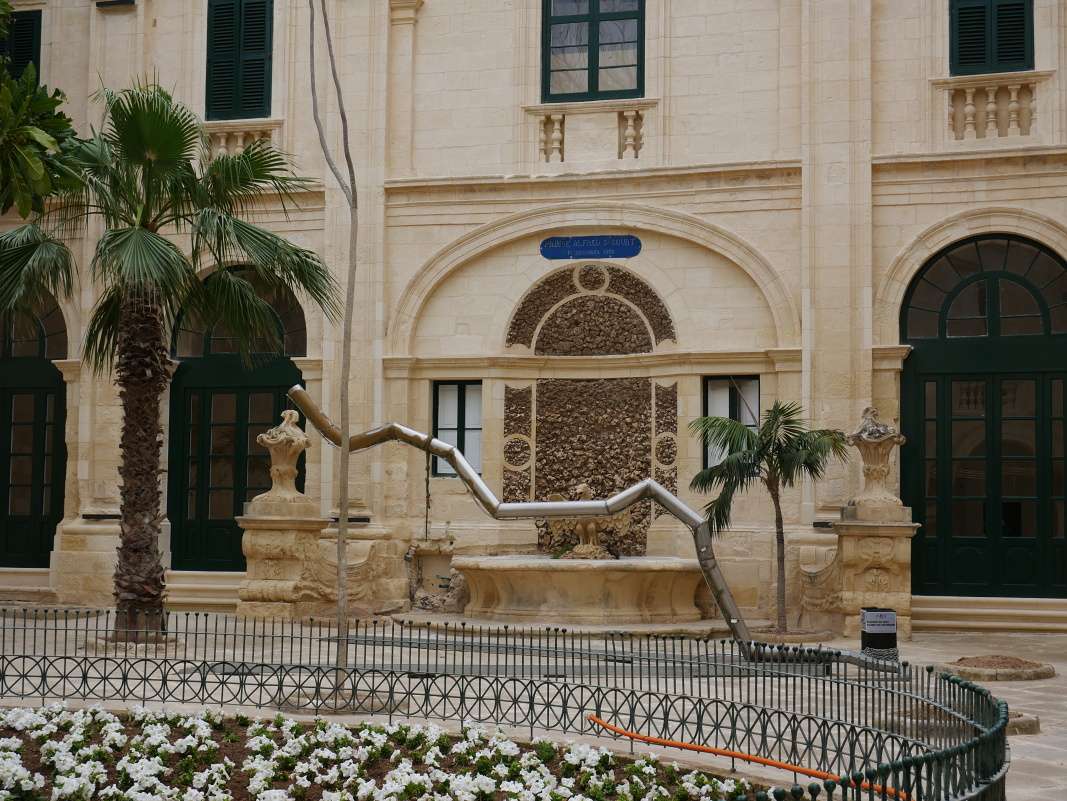 Veľmajsterský palác - nádvorie