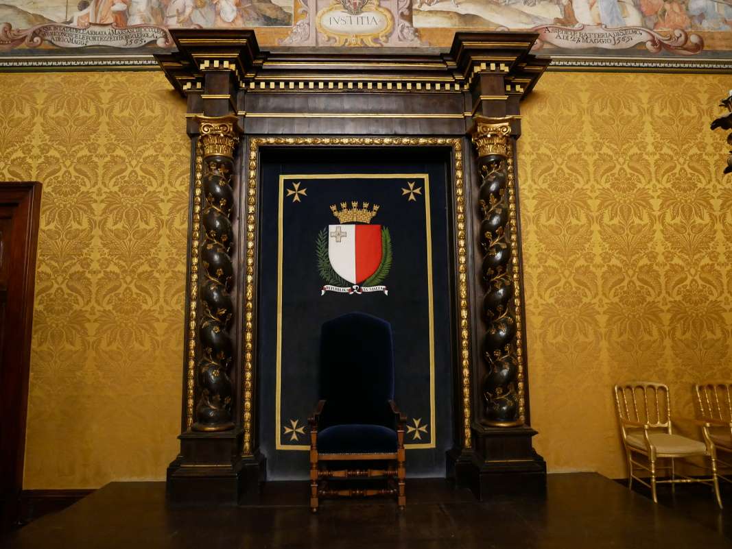 Veľmajsterský palác - Trónna sála