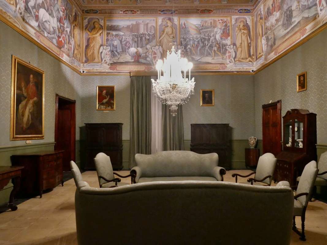 Veľmajsterský palác - Sála veľmajstra, jeho študovňa a obývačka