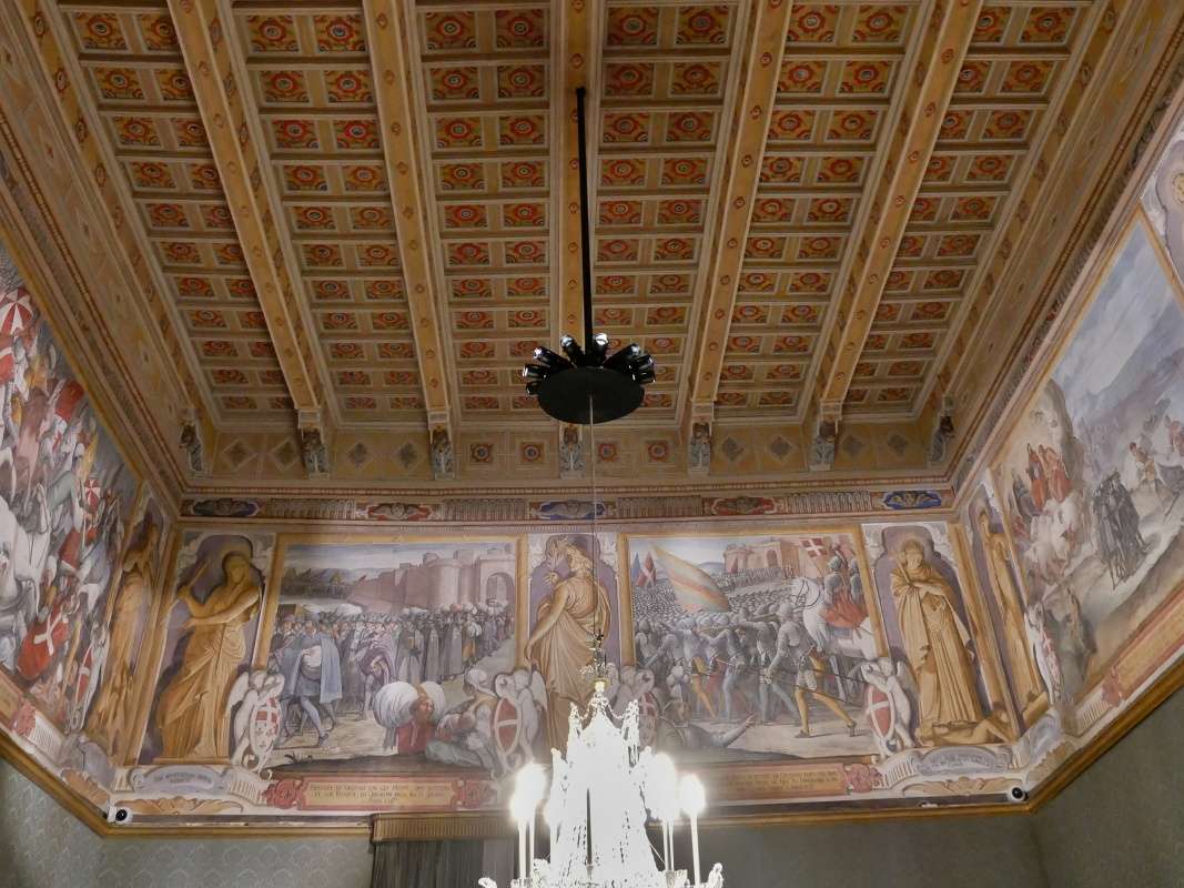 Veľmajsterský palác - Sála veľmajstra, jeho študovňa a obývačka