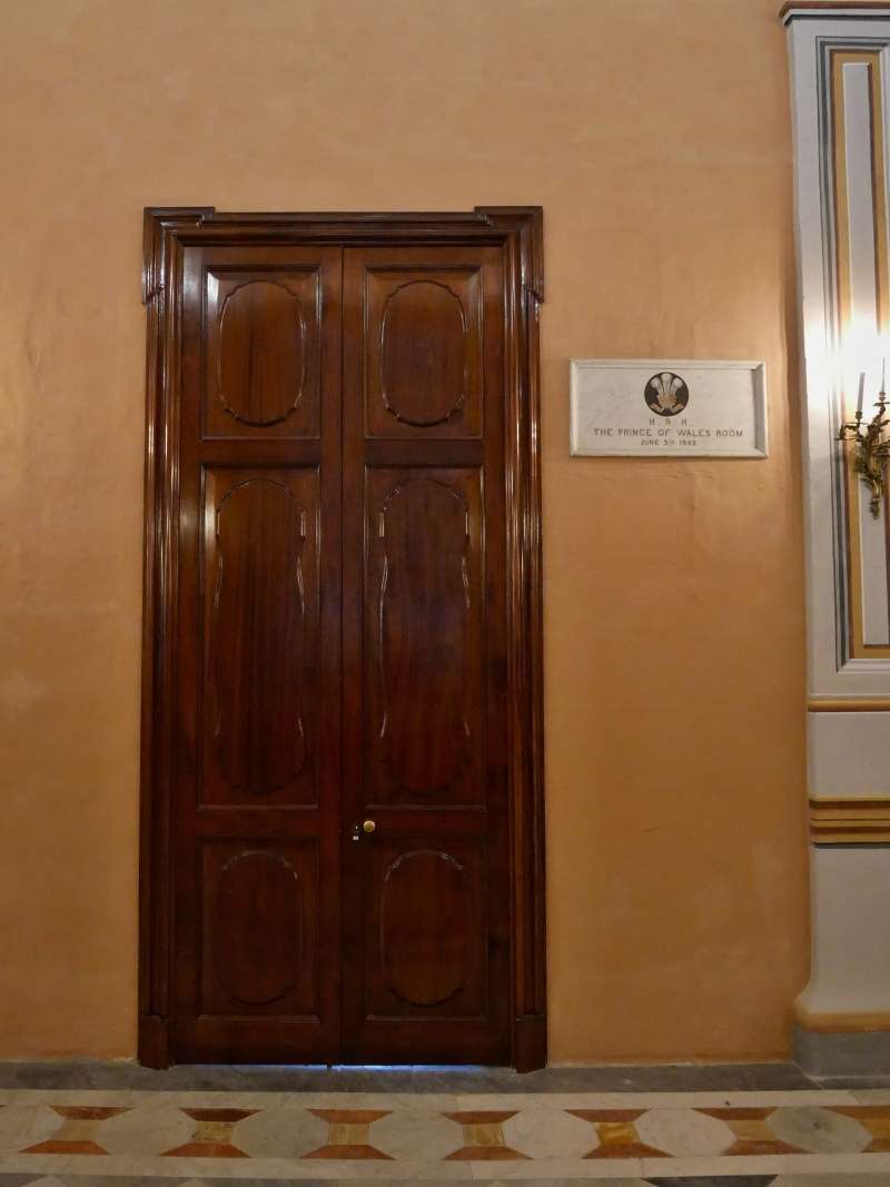Veľmajsterský palác - izba Princa z Walesu, 5.6.1862