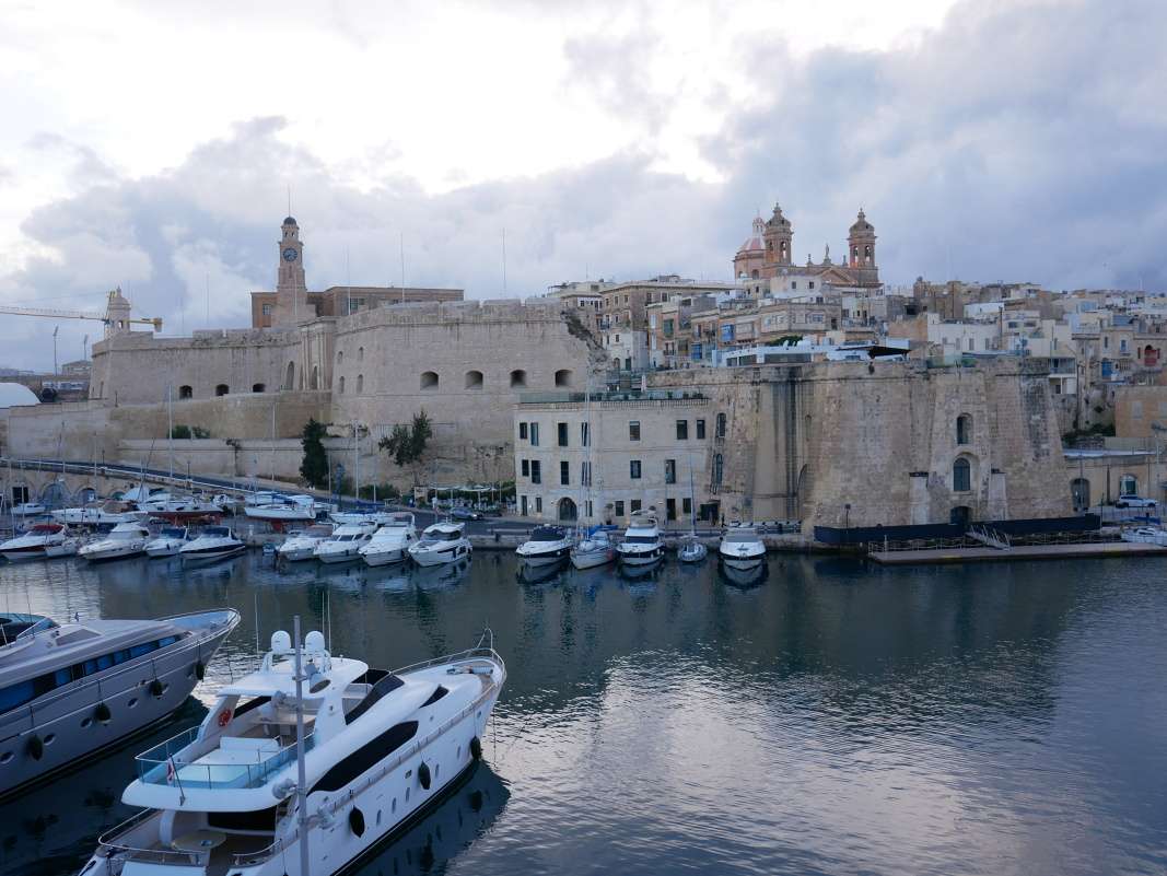 Birgu - výhľad na Sengleu