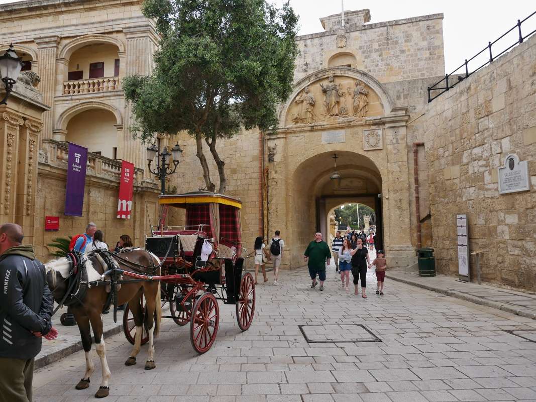 Mdina - brána z opačnej strany