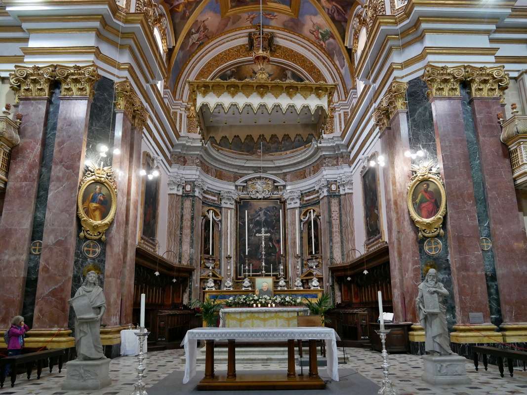 Mdina - Katedrála sv. Pavla - hlavný oltár
