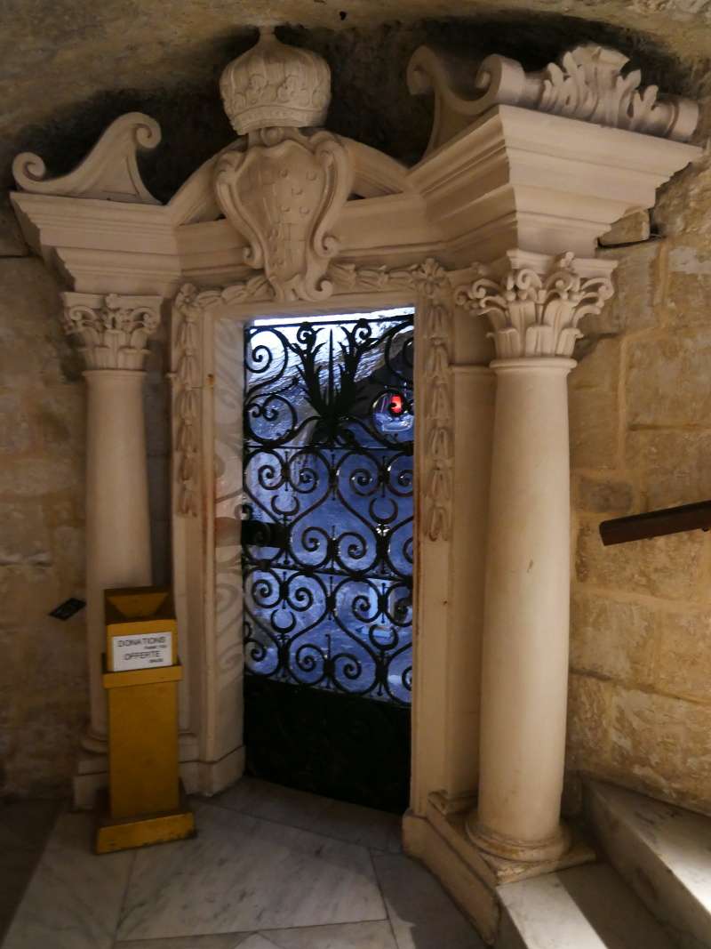 Rabat - Wignacourt Museum, Jaskyňa sv. Pavla - tu žil 3 mesiace v r.60