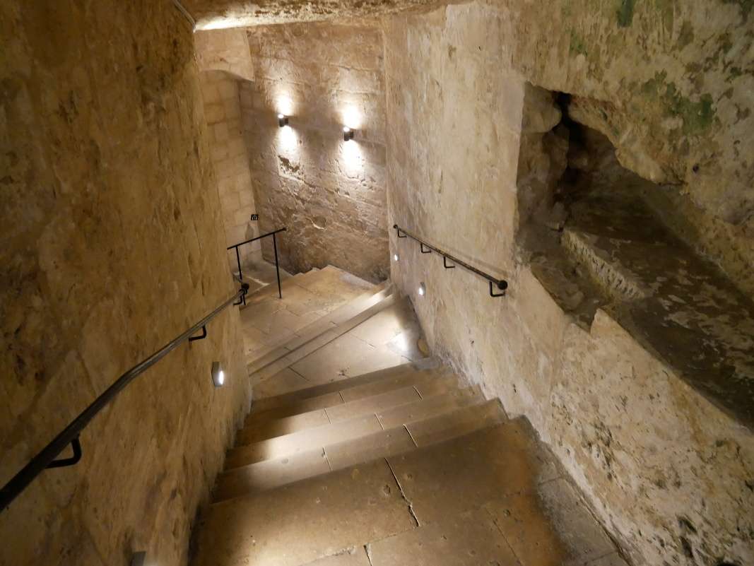 Rabat - Wignacourt Museum, Ideme do úkrytov z II. sv. vojny