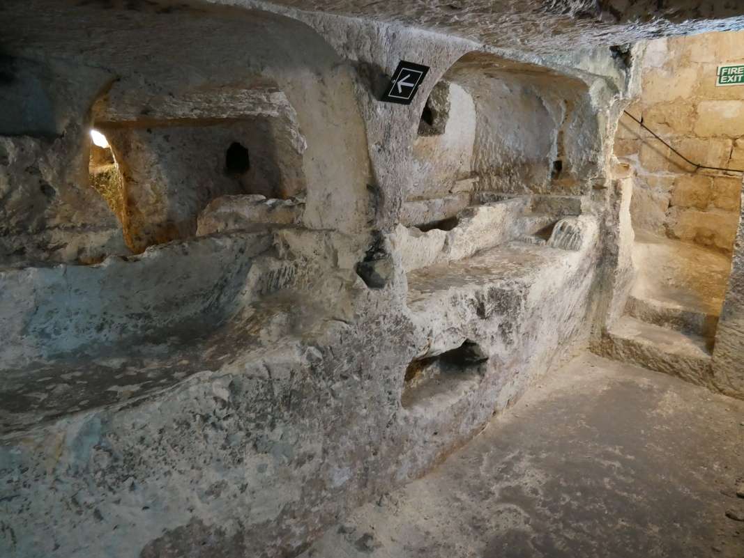 Rabat - Wignacourt Museum, Katakomby