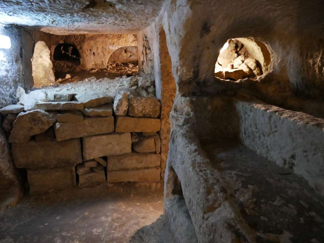 Rabat - Wignacourt Museum, Katakomby