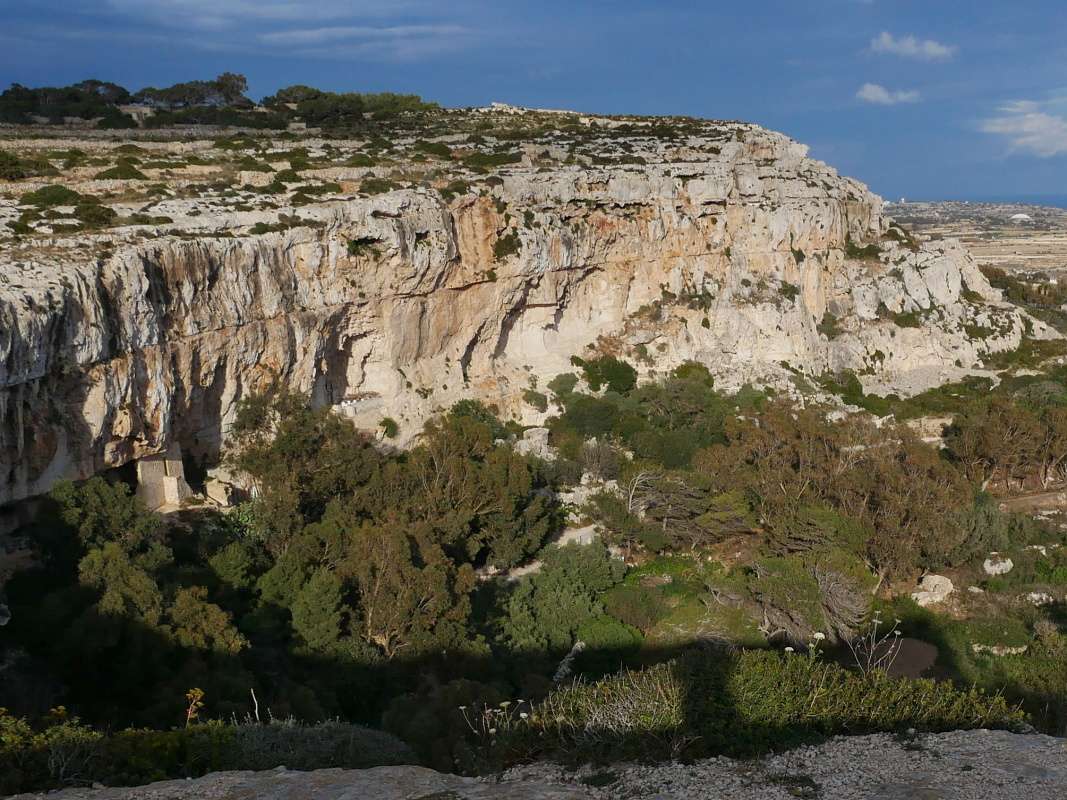 Rabat - Dingli Cliffs, výhľad vľavo