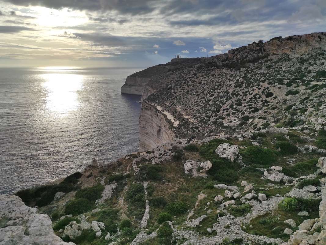 Rabat - Dingli Cliffs, nakoniec dôjdem až na koniec vyhliadky ...