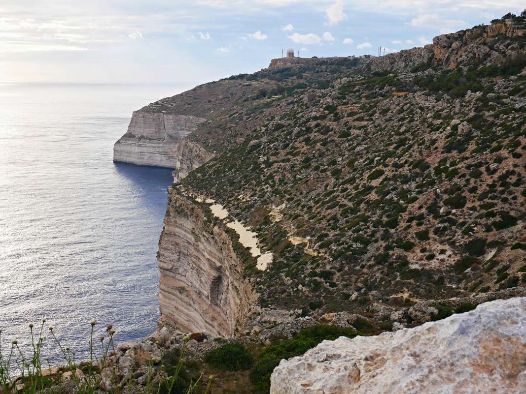 Rabat - Dingli Cliffs, posledný pohľad na útesy