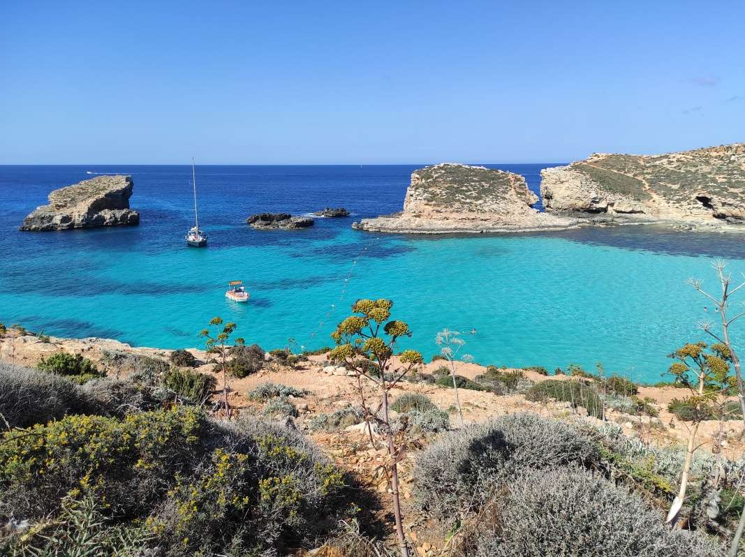 Comino - Modrá lagúna