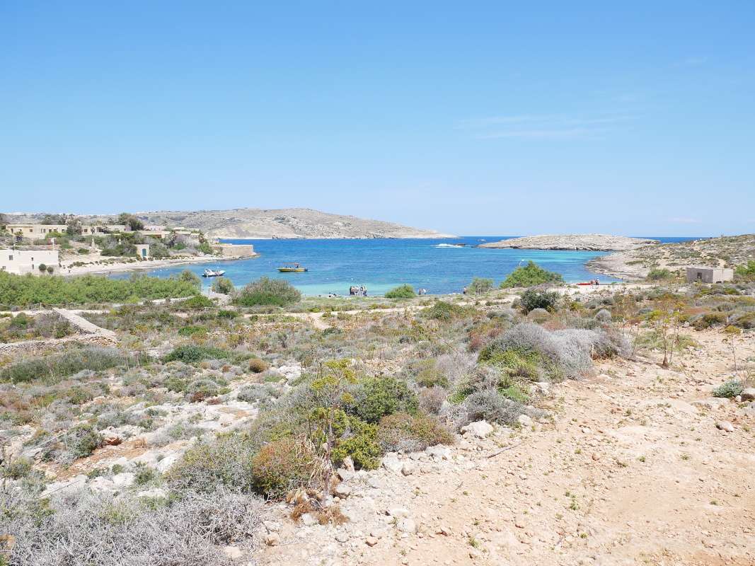Comino - pláž Santa Marija