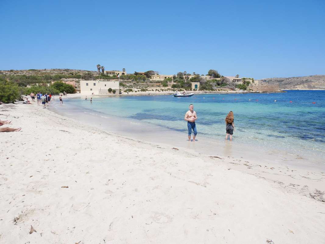 Comino - pláž Santa Marija