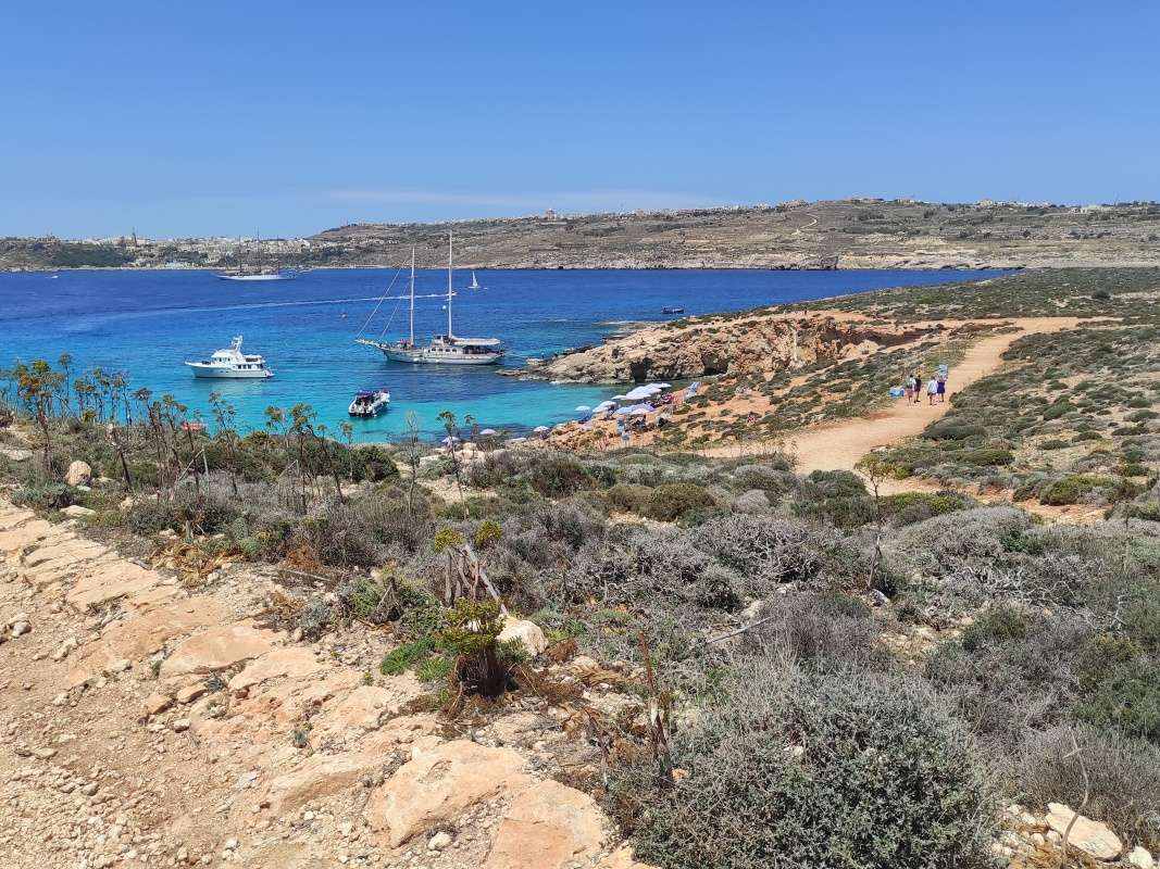 Comino - Modrá lagúna