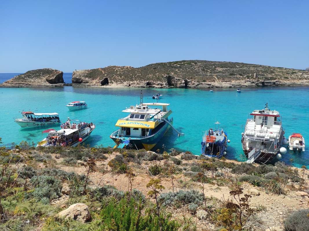 Comino - Modrá lagúna