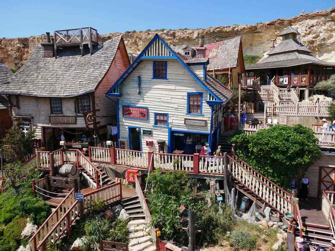 Popeye - pekár, pošta a hore múzeum Robina Williamsa