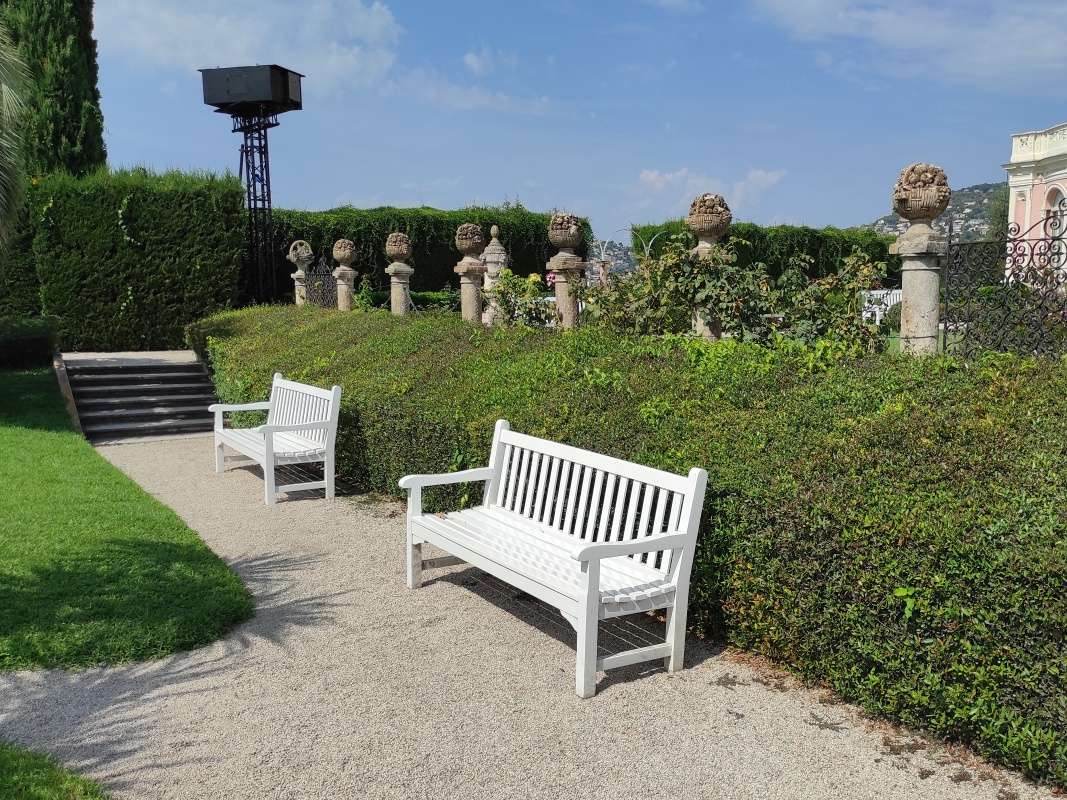Francúzska záhrada vily Ephrussi de Rothschild