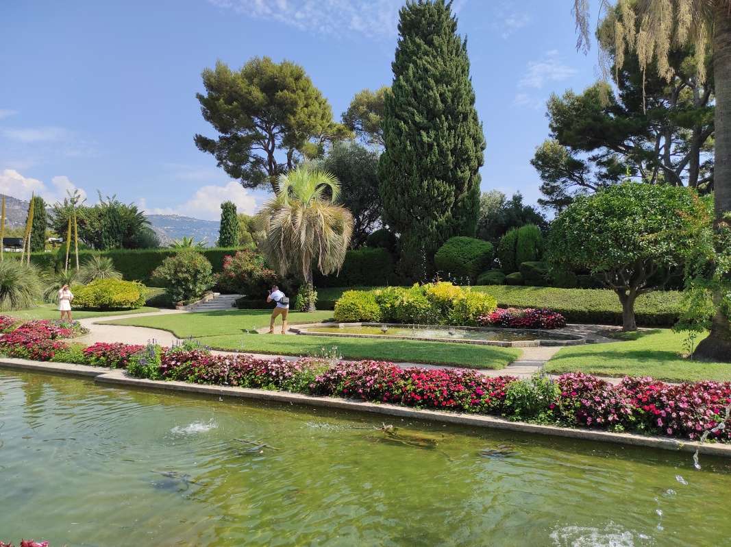 Francúzska záhrada vily Ephrussi de Rothschild