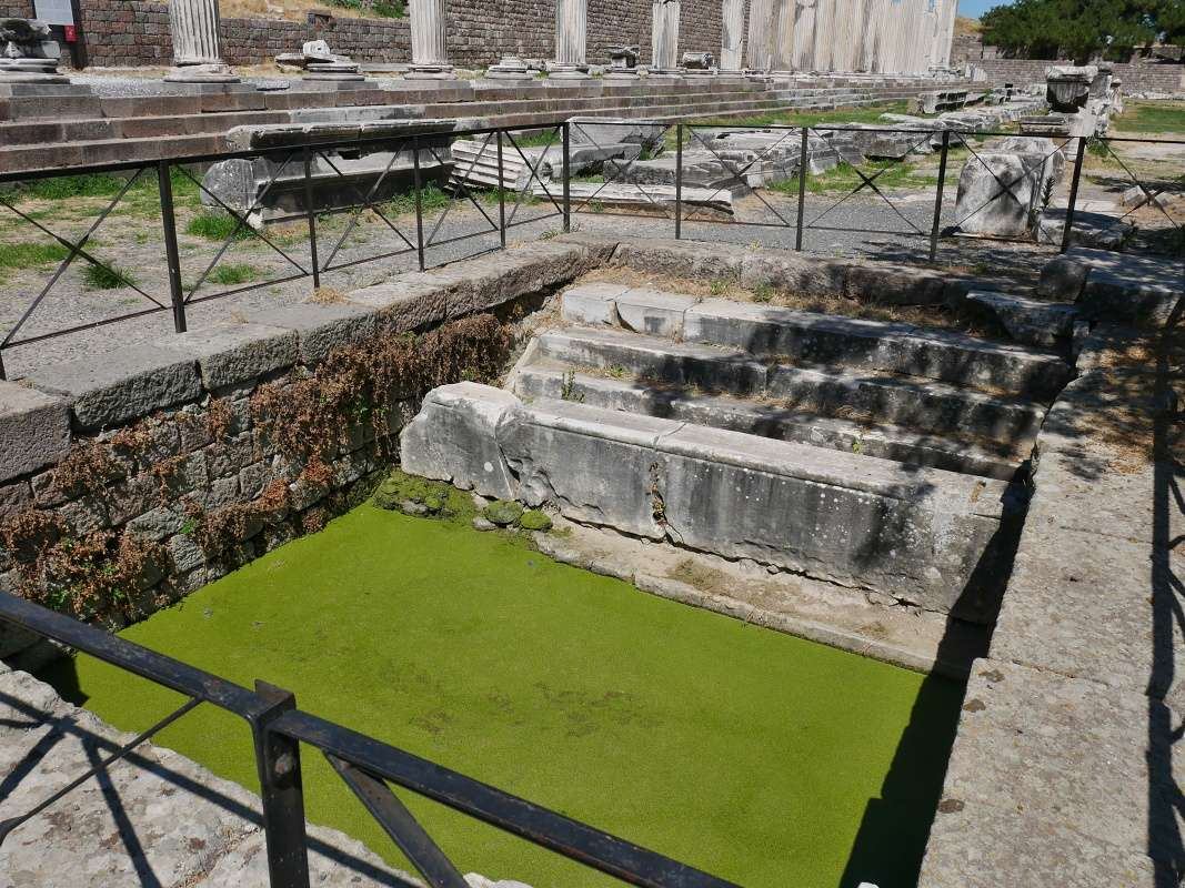 Askliepion - bazénik s korytnačkami