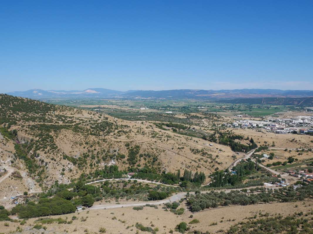 Výhľad z lanovky - cesta do Bergama