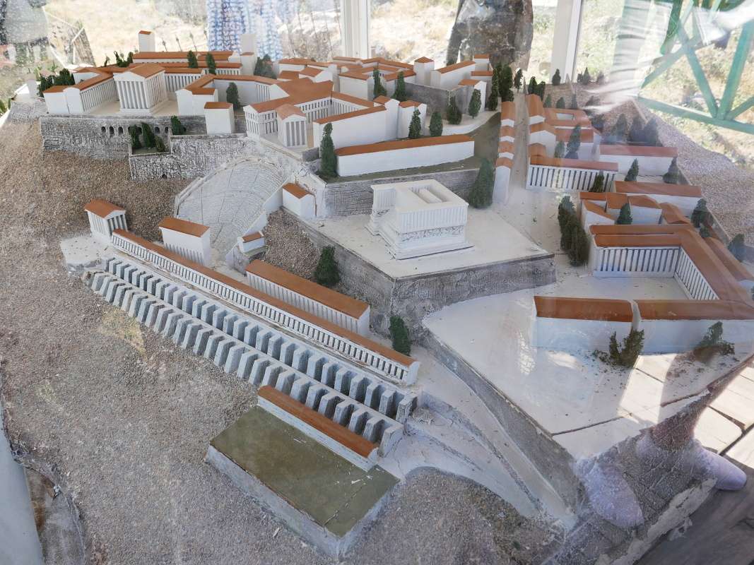 Akropola Pergamonu - maketa Pergamonu