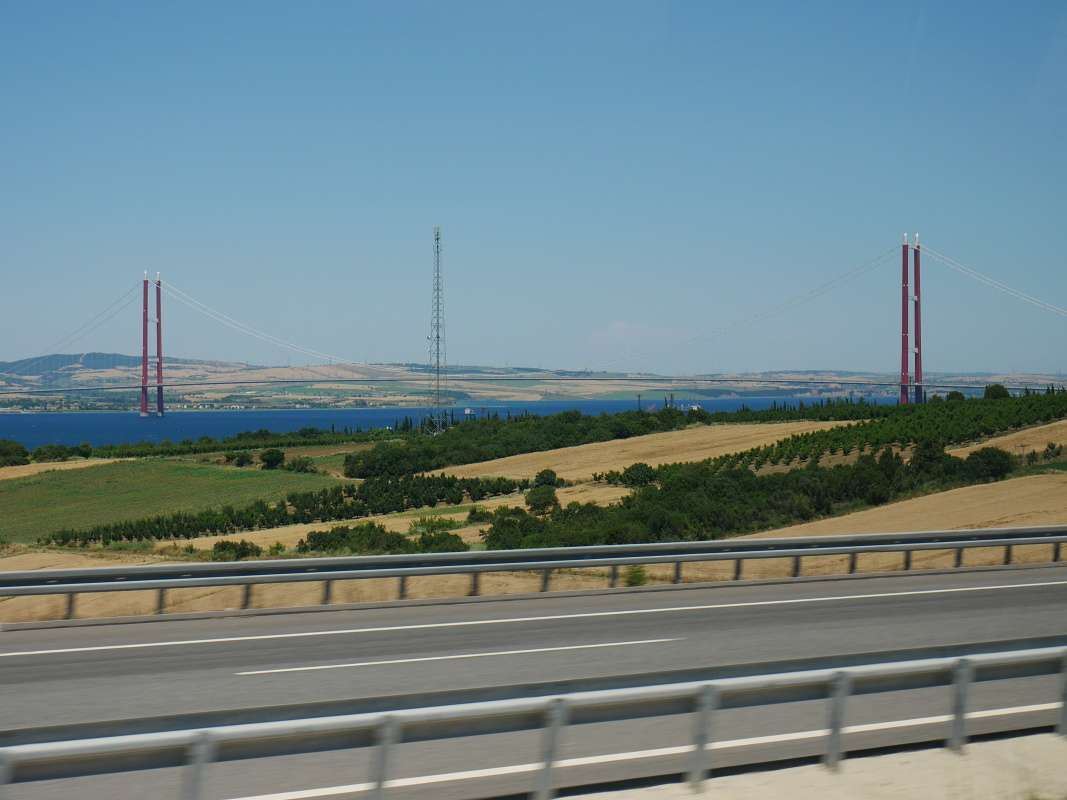 Çanakkale Bridge ponad Dardanely