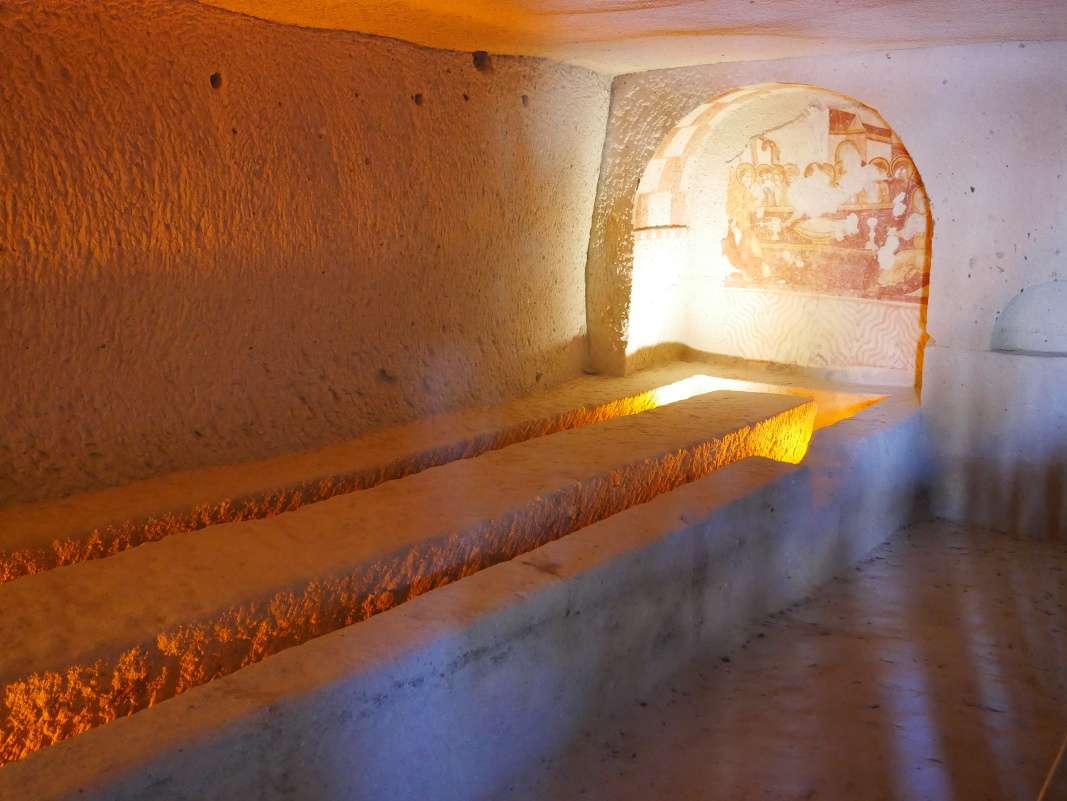 Múzeum Göreme, Sandálový kostol - refektár