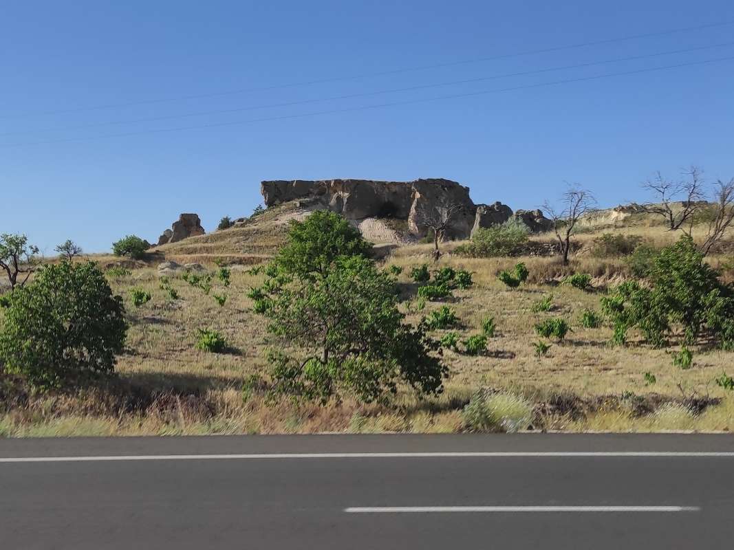 Cappadocia z autobusu