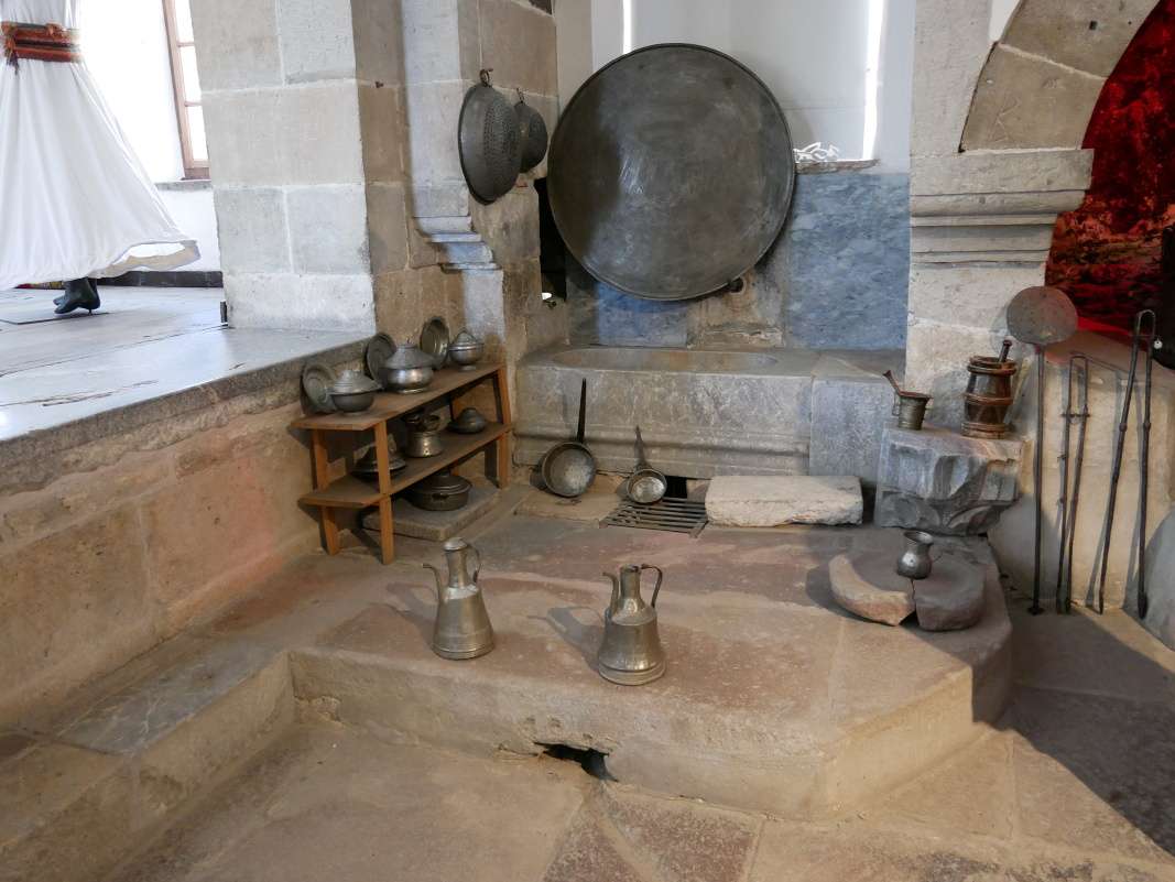 Konya, Mevlana múzeum, kuchyňa