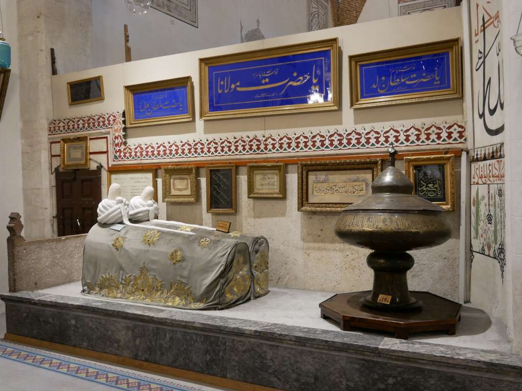 Konya, Mevlana múzeum - mešita s hrobkou