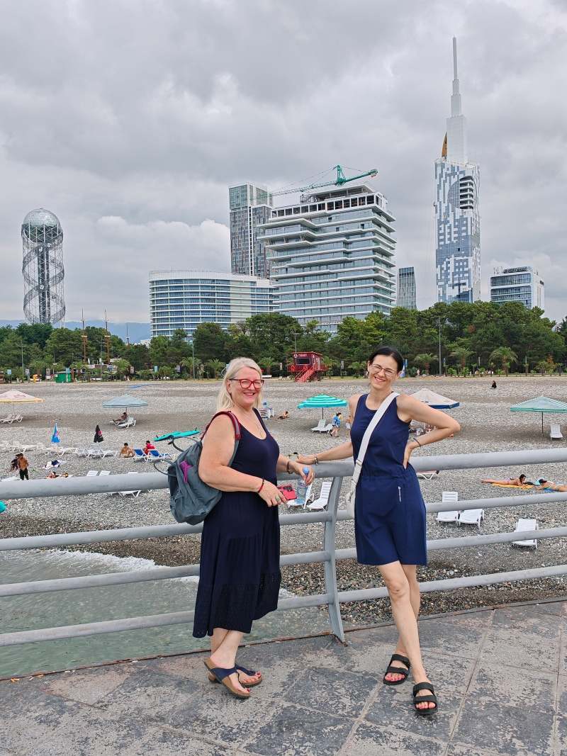 Výhľad z móla, smer Batumi City
