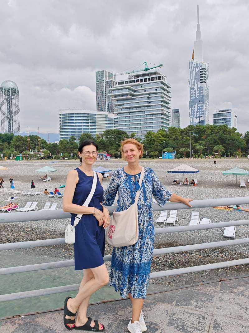 Výhľad z móla, smer Batumi City