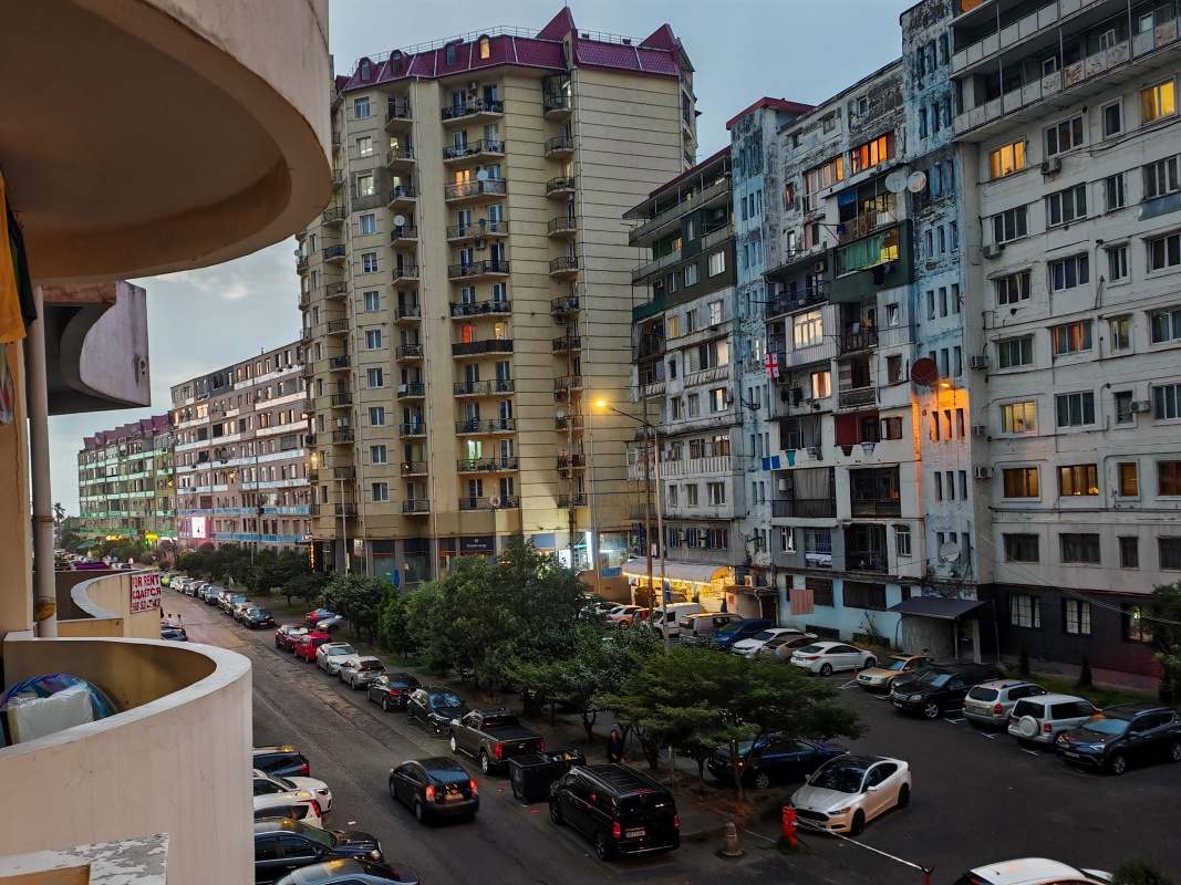 Výhľad z Oliverovho bytíku