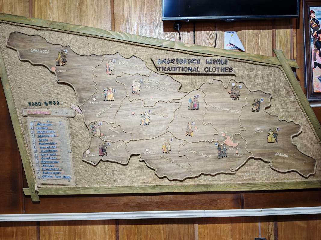 Tradičné gruzínske oblečenie