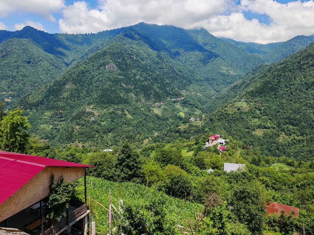 Výhľady na Machakhela národný park