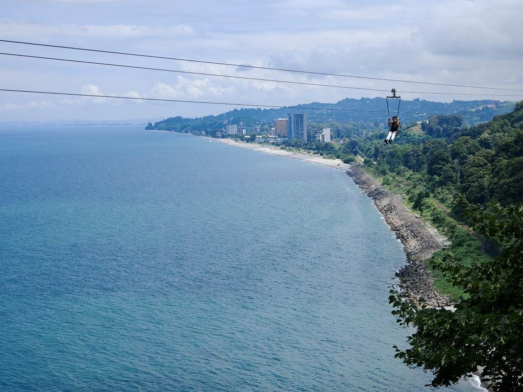 Botanická záhrada, takto som letela aj ja ...