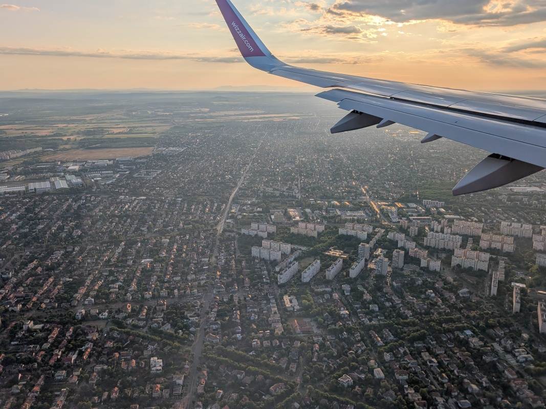 Pristávame v Budapešti