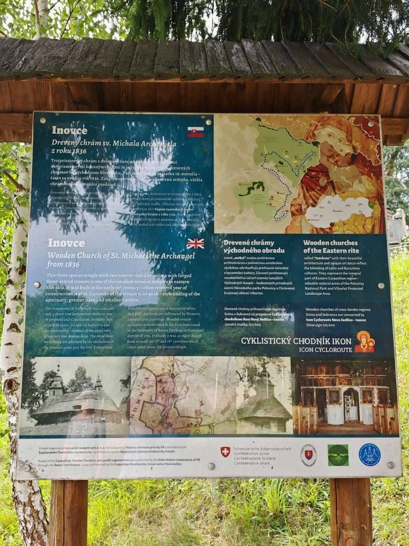Inovce - drevený chrám sv Michala Archanjela, r. 1836