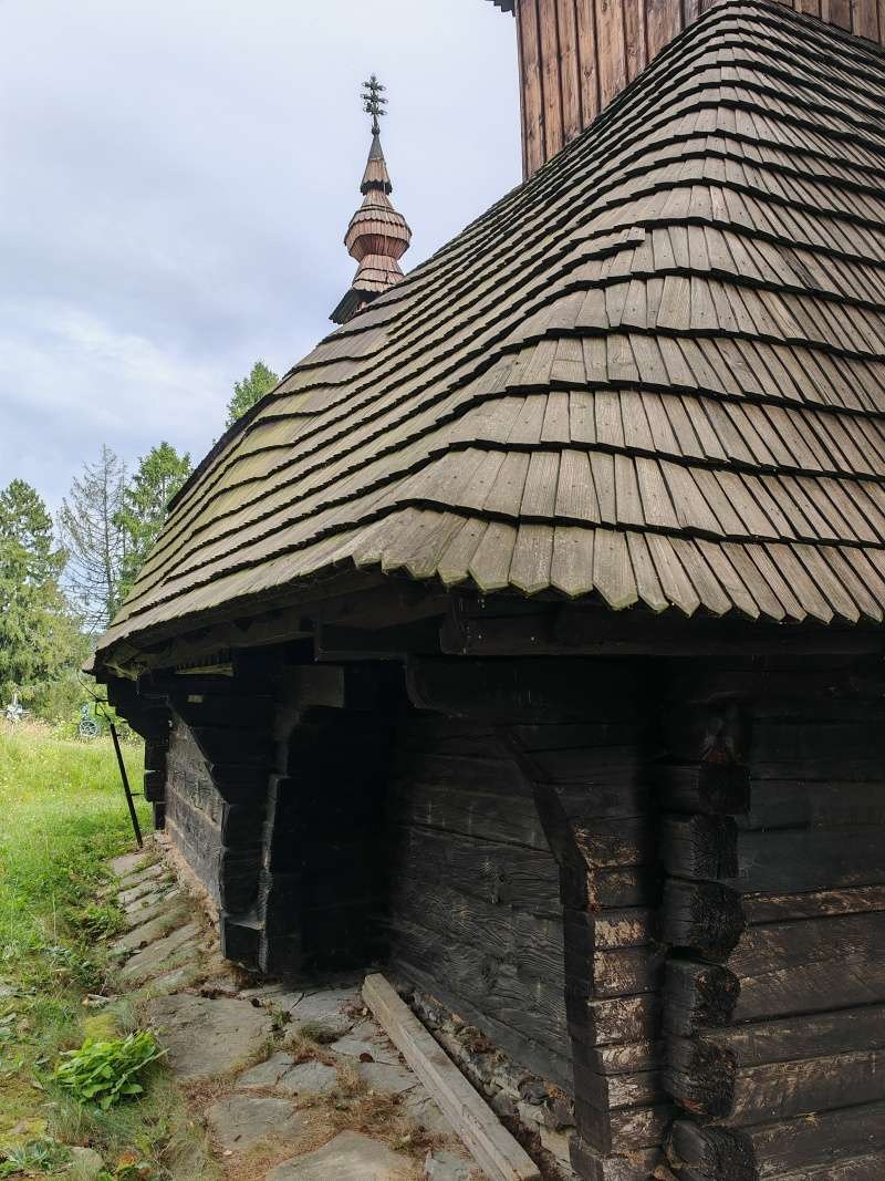 Inovce - drevený chrám sv Michala Archanjela, r. 1836