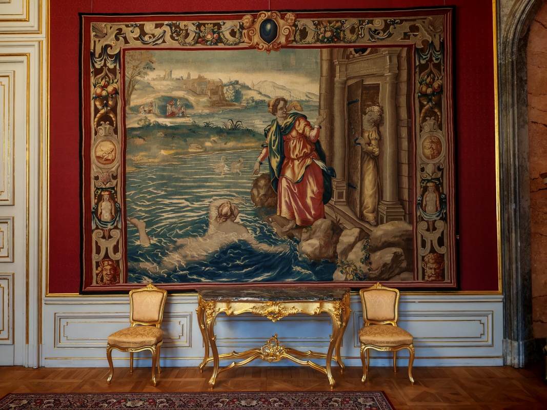 Primaciálny palác, salón, tapiséria Héro a Leandrus