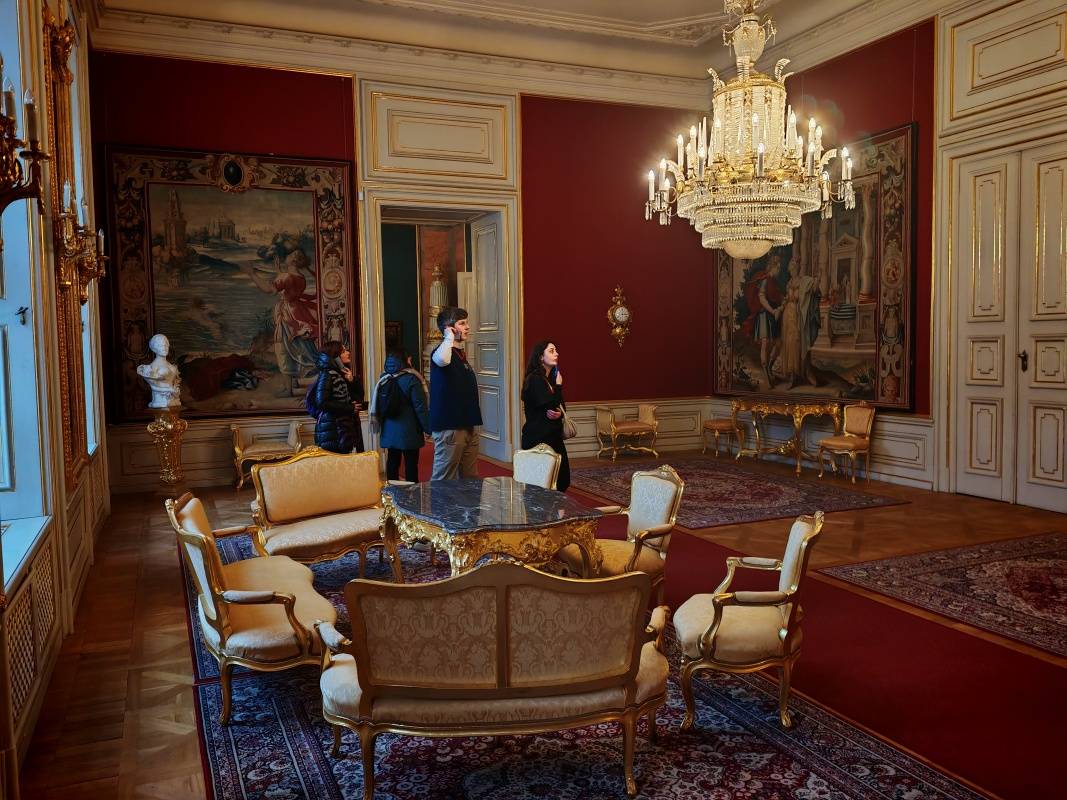 Primaciálny palác, salón, tapiséria Héro a Leandrus