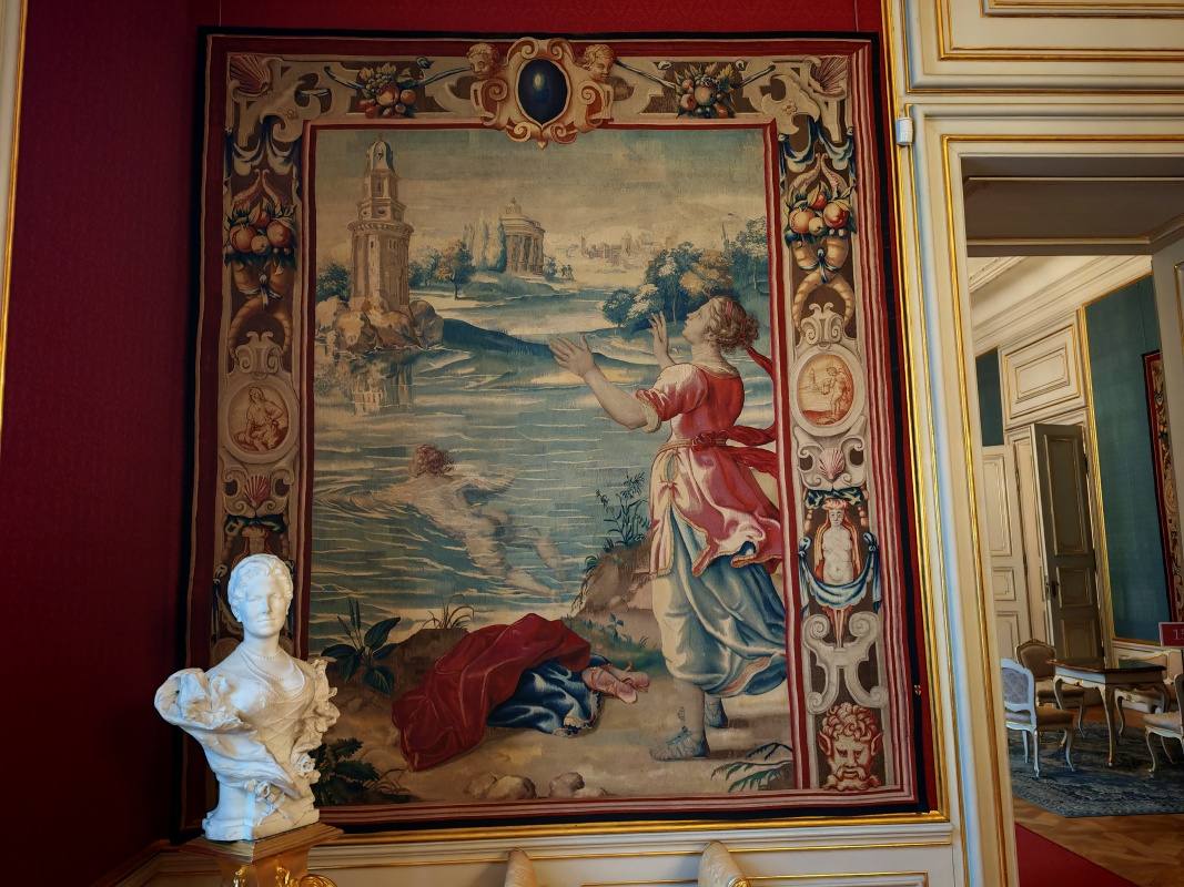 Primaciálny palác, salón, tapiséria Héro a Leandrus