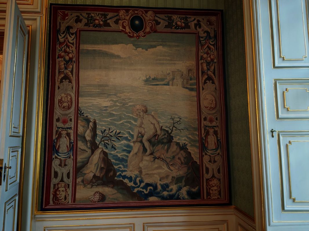 Primaciálny palác, salón, tapiséria Héro a Leandrus