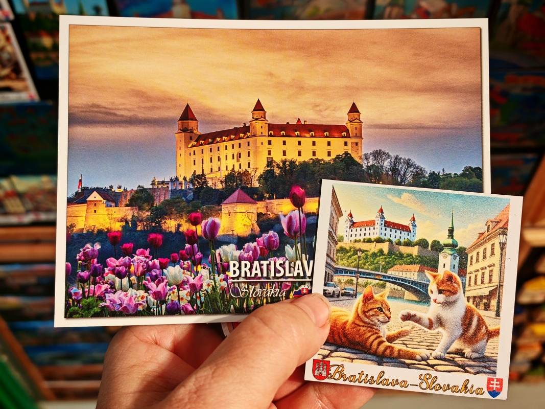 Kupujem pohľadnicu a magnetku :)