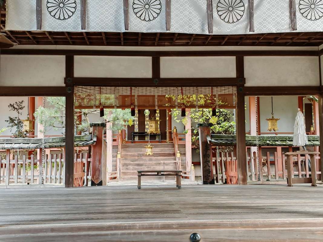 Šintoistická svätyňa Tamukeyama Hachiman Shrine