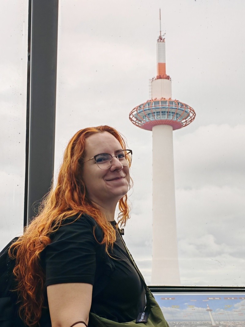 Kyoto station Sky Walk - Nidec Kjóto veža a Majka